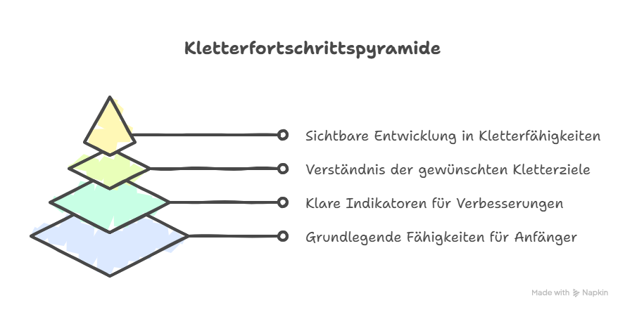 Kletterfortschrittspyramide Kletterfortschrittspyramide